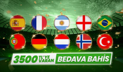 3.500 TL’YE VARAN BEDAVA BAHİS KAZAN